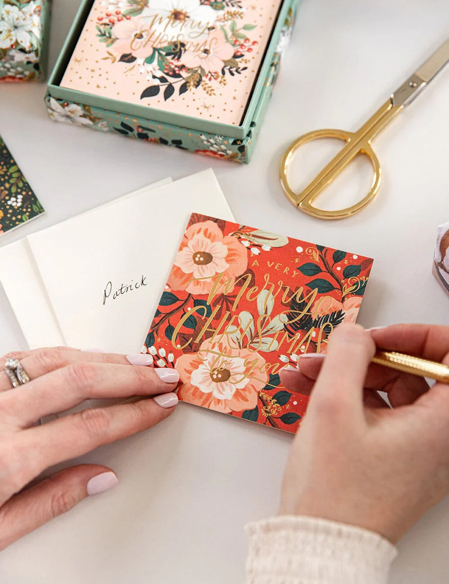 ミニサイズのクリスマスカード | グリーティングカード | 活版印刷