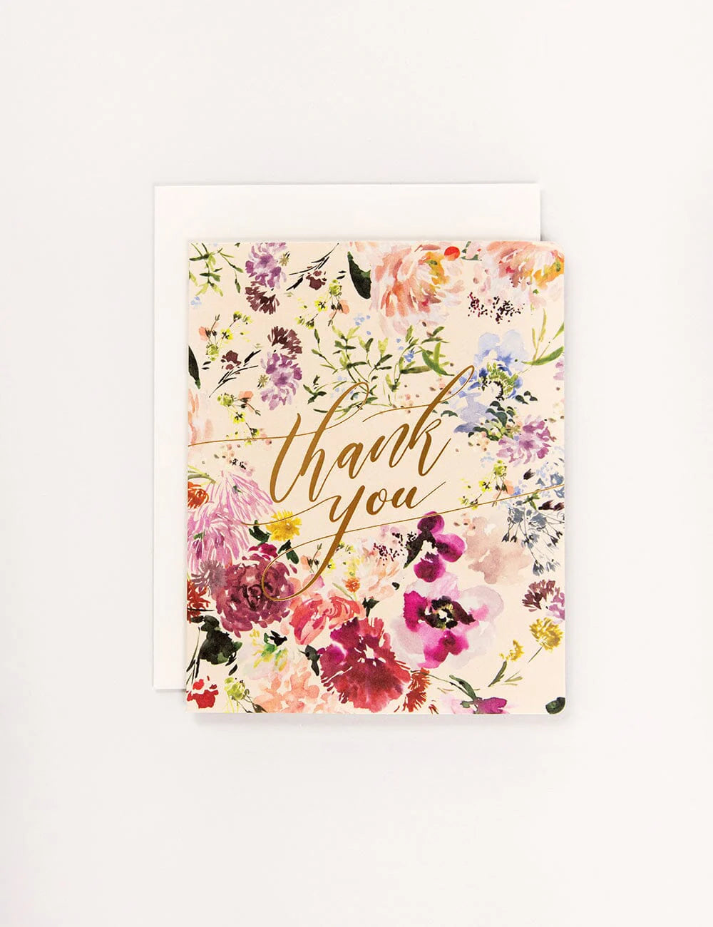 サンキューカード3種セット | 花柄メッセージカードと封筒6枚入り