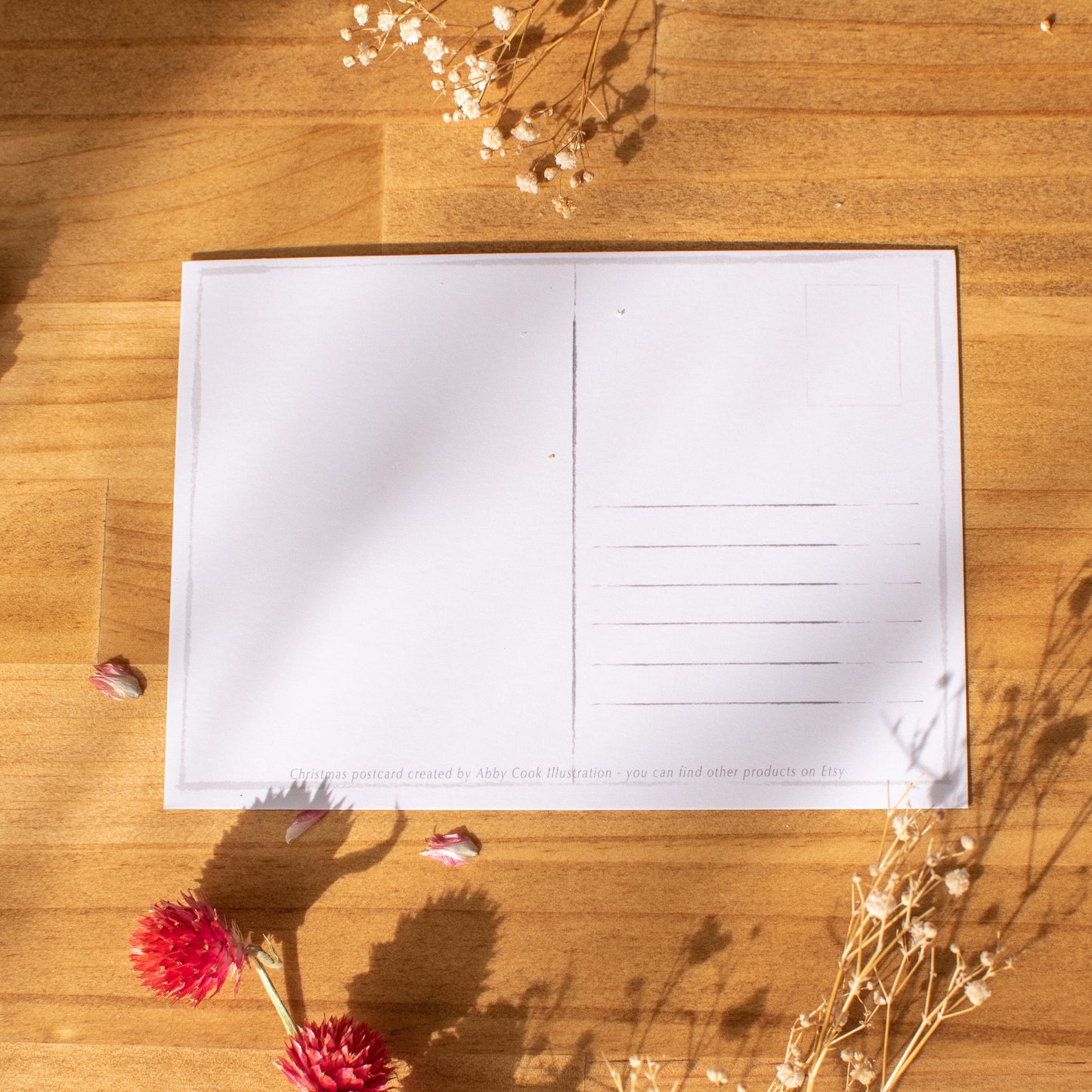 ポストカード | クリスマスカード | ヒイラギ