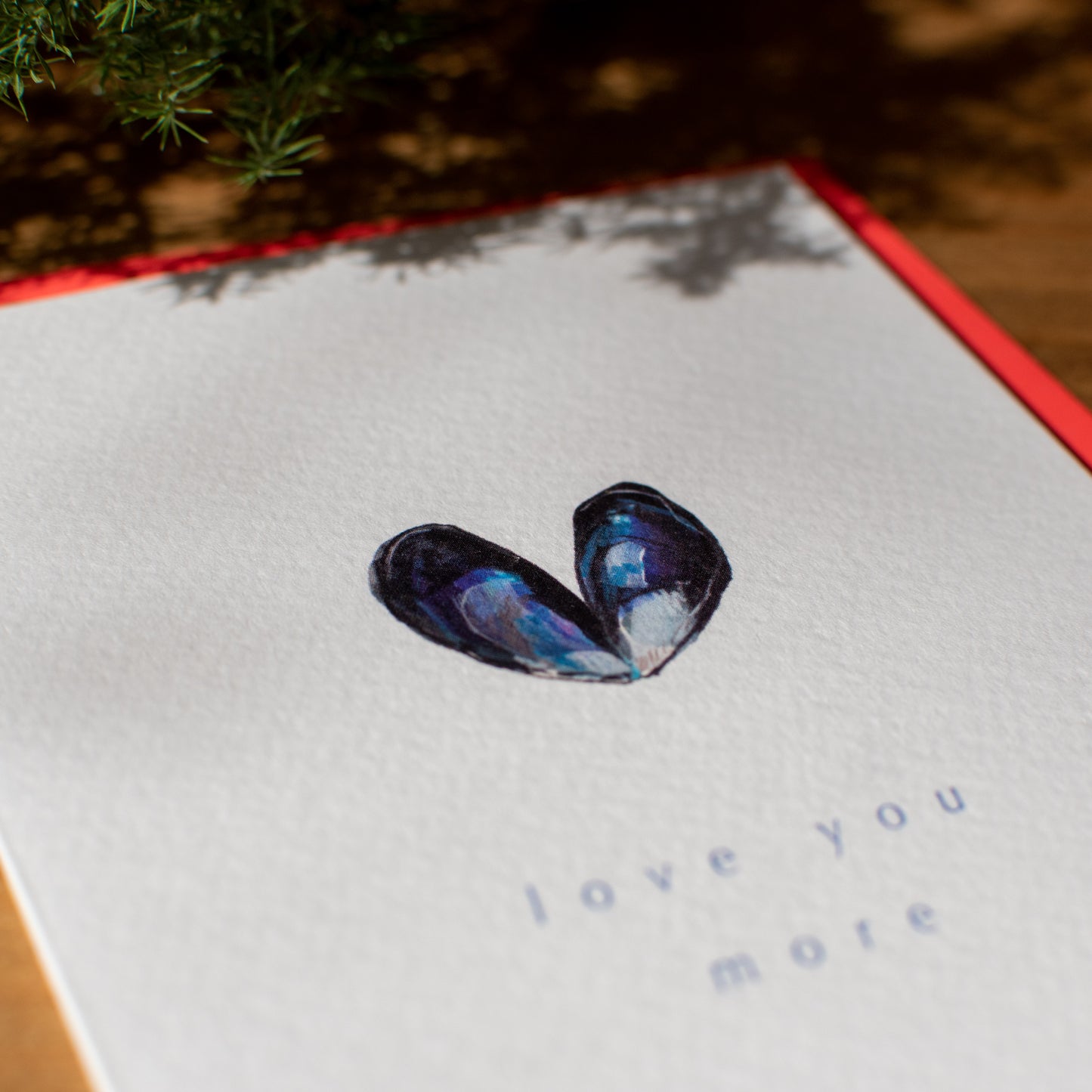 メッセージカード love you more