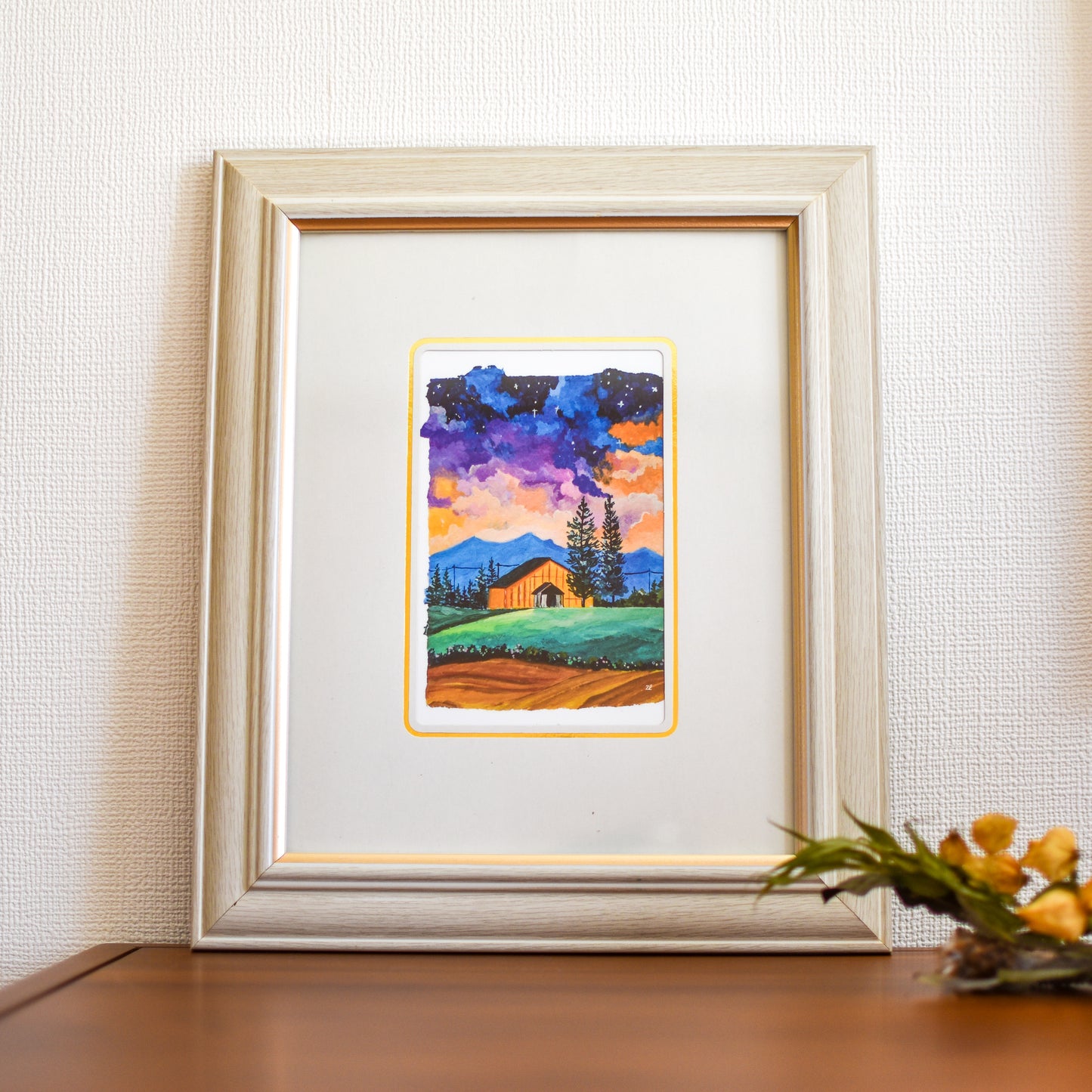 アートポスター 空色特集(ガッシュ絵画)