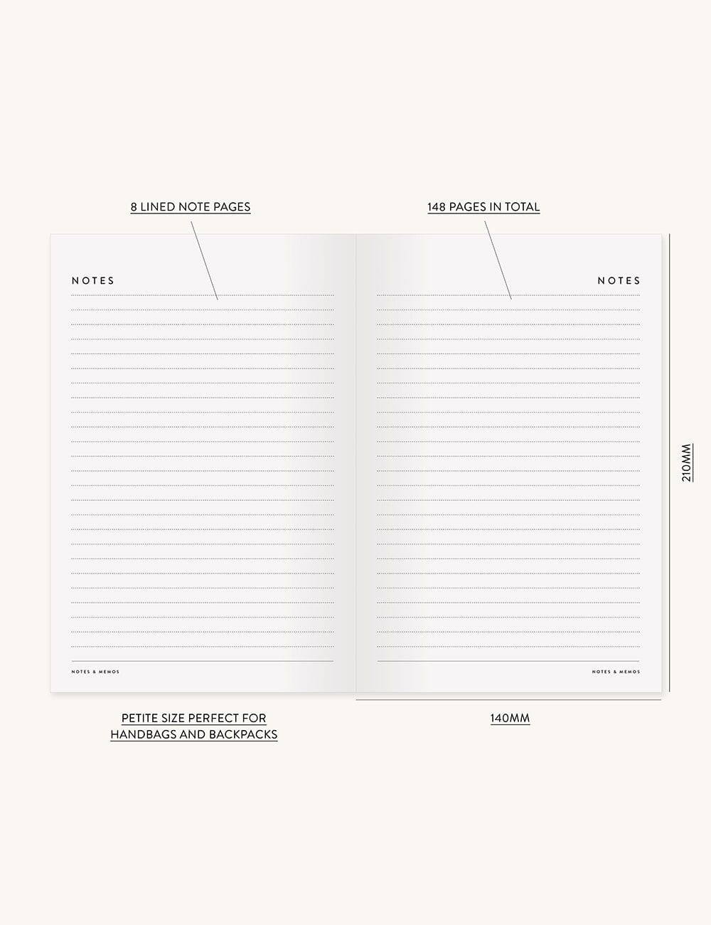 2024年手帳 | リネンのハードカバー