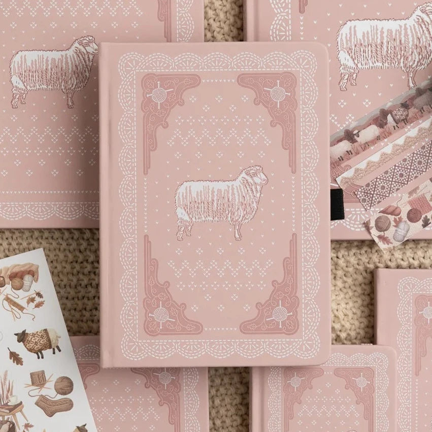 Homespun🐏A5ドット方眼ノート｜128ページ