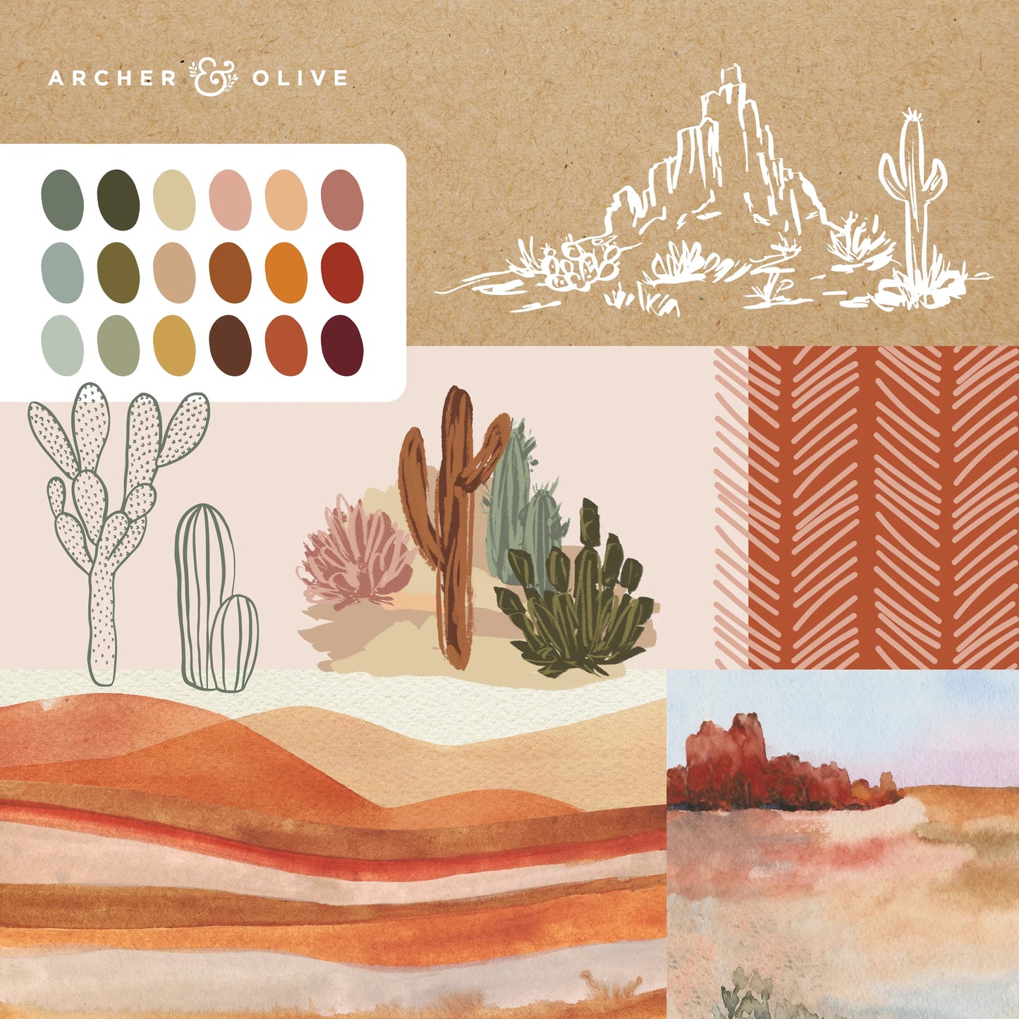 June 2026 Archer & olive Box Set | 9つの文房具セット
