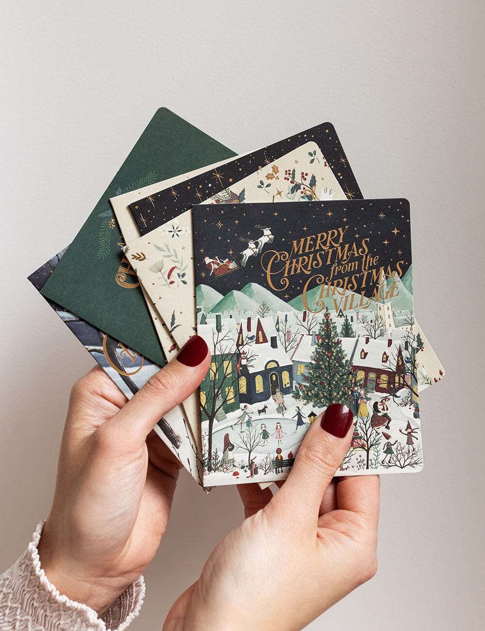 アンティークフレームE★1920年代超希少MAJ LINDMANツリーカード入り クリスマスカード | グリーティングカード | 海外活版印刷メッセージ