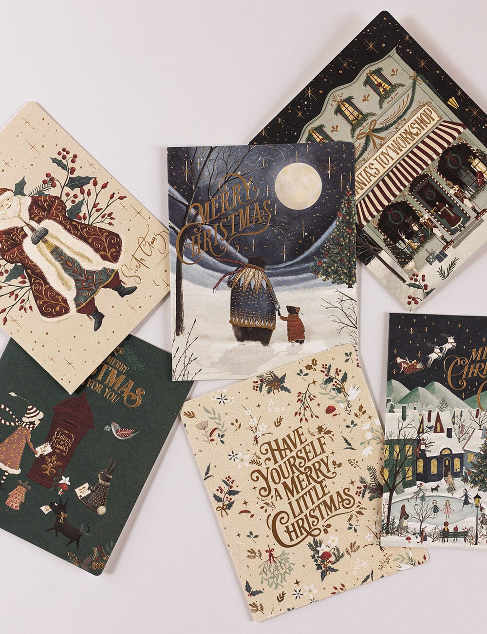 海外購入品 クリスマスカード メッセージカード 5点セット クリスマス カード メッセージカード LANGクリスマスカード 輸入